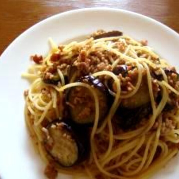 なすとひき肉であっという間パスタ レシピ 作り方 By チャムココ 楽天レシピ